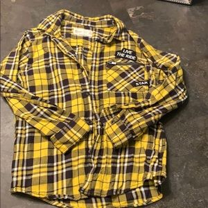 Zara Boys plaid Button Up Shirt